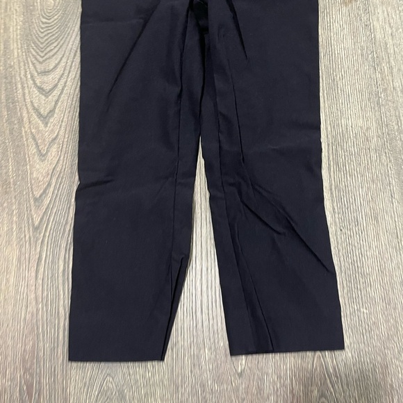 Peck & Peck Petite Pull-On Trouser Dress Pants Mid Rise Stretch Black Size 2P - Picture 2 of 7